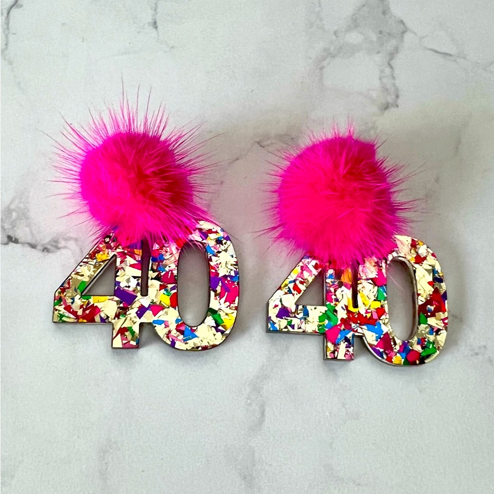 “40” Earrings